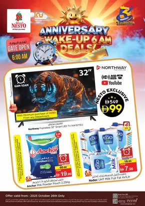 Nesto catalogue in Dubai | Nesto ANNIVERSARY SUPER SUNDAY DEALS | 2025-10-25T00:00:00.000Z - 2025-10-27T00:00:00.000Z