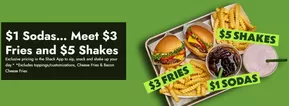 Shake Shack catalogue in Al Nahda | $1 Sodas... Meet $3 Fries And $5 Shakes | 2025-10-28T00:00:00.000Z - 2025-10-31T00:00:00.000Z
