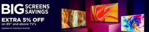 Screens Big Savings Extra 5% Off