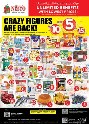 Nesto catalogue in Sharjah | CRAZY FIGURES NESTO ONE TOWER | 2025-10-30T00:00:00.000Z - 2025-11-03T00:00:00.000Z