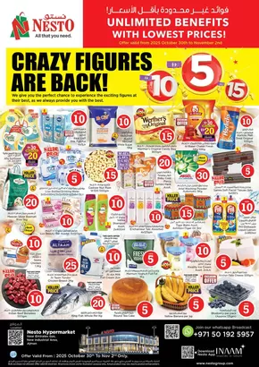 Nesto catalogue in Al Ain | Nesto CRAZY FIGURES ARE Back | 2025-10-31T00:00:00.000Z - 2025-11-02T00:00:00.000Z