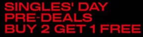 H&M catalogue | Singles' Day Pre-deals Buy 2 Get 1 Free | 2025-11-03T00:00:00.000Z - 2025-11-06T00:00:00.000Z