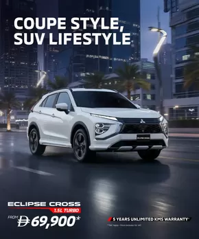 Mitsubishi catalogue in Sharjah | Mitsubishi promotion | 2025-11-04T00:00:00.000Z - 2025-11-18T00:00:00.000Z