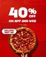 Pizza Hut catalogue in Dubai | Why Wait? 40% Off On The Pizza | 2026-01-21T00:00:00.000Z - 2026-01-26T00:00:00.000Z