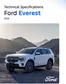 Ford catalogue in Al Dhaid | MY26 Everest Spec Sheet EN | 2026-01-01T00:00:00.000Z - 2026-12-31T00:00:00.000Z