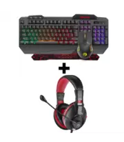 Combo Gaming avec Pack  Marvo CM306 et Casque Gamer Stéréo MARVO H8321S
