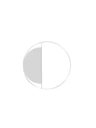 Miroir LIONTE - Blanc