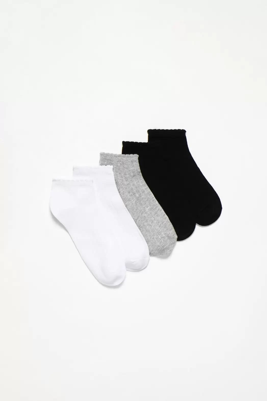 Pack Of 5 Pairs Of Ribbed Socks