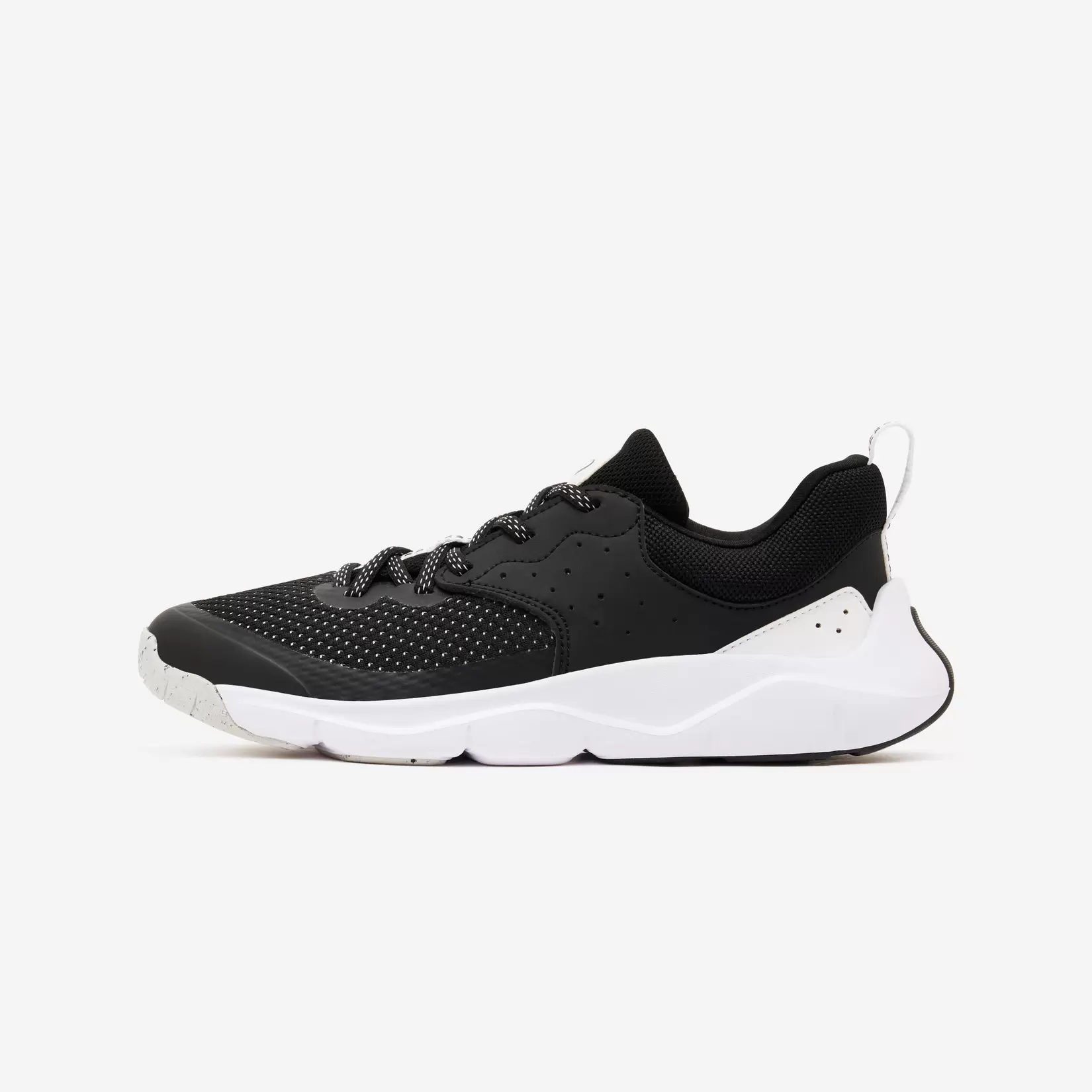 Chaussures multisport lacets légères enfant mixte, Playful Fast Noir