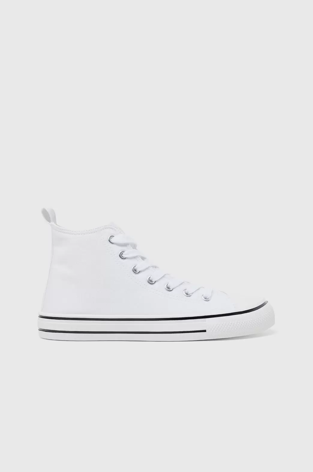High-Top Sneakers With Toecap