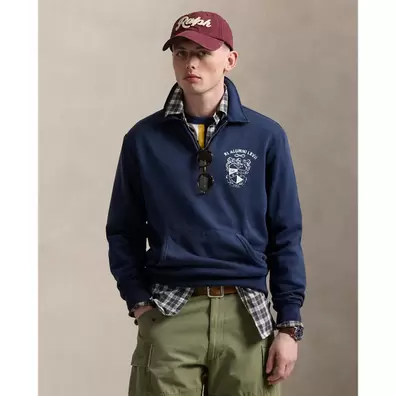 Fleece Graphic Quarter-Zip Sweatshirt