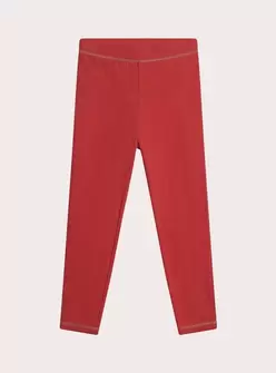 Legging rouge pour fille