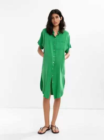 Robe chemise 100 % lyocell