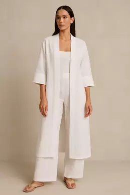 KIMONO À IMPRIMÉ EN RELIEF