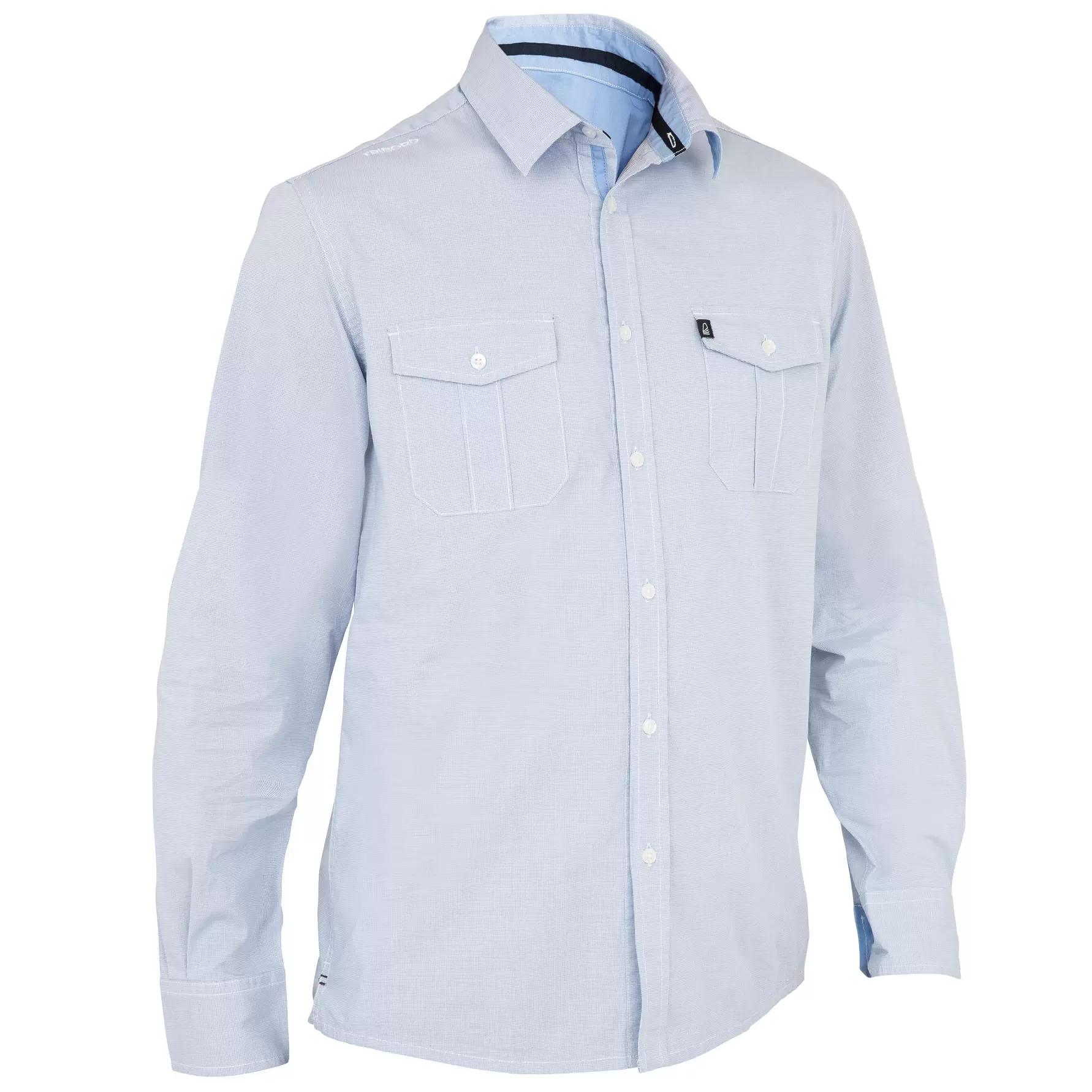 Chemise bateau homme SAILING 100 bleu