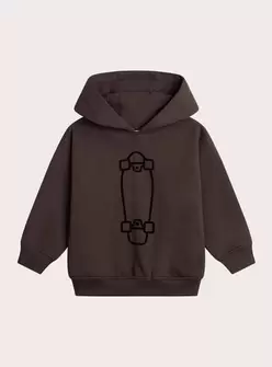 Haut de jogging marron