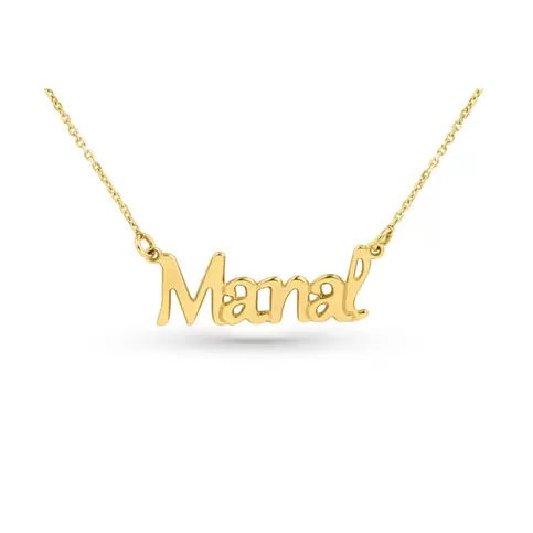 Pendentif prénom decoupé Or 18K