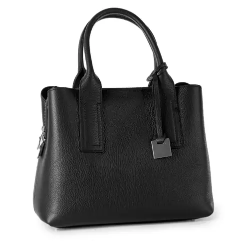 Sac à main Excellence en Cuir de veau Italien noir