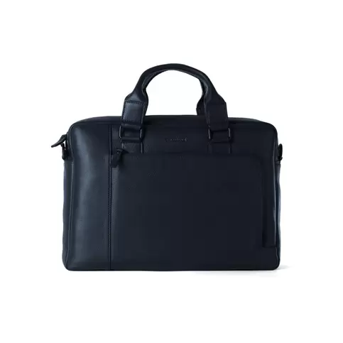 Porte-documents Excellence en cuir de veau Italien bleu