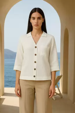 GILET À BOUTONS