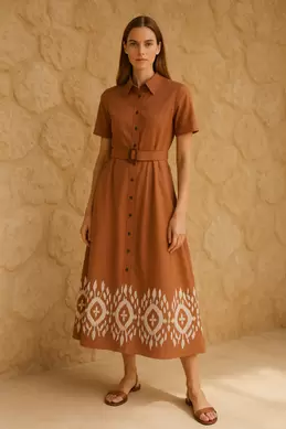 ROBE LONGUE BRODÉE