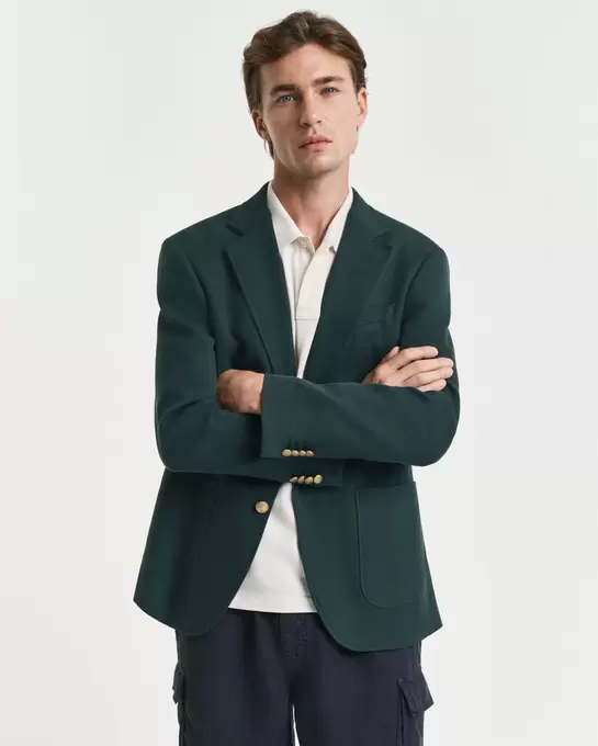 Veste Club Blazer coupe slim en coton