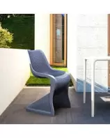 CHAISE BLOOM DARK GREY