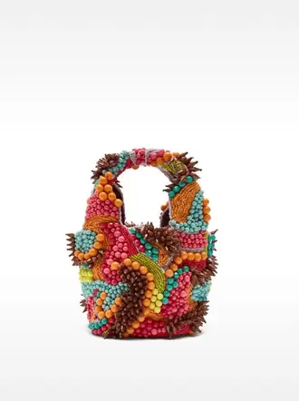 Sac de soirée avec des perles multicolores