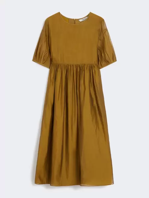 Silk-blend organza dress