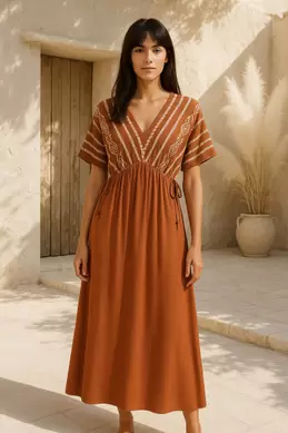 ROBE À IMPRIMÉ RELIEF