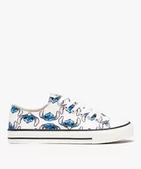 Baskets en toile à lacets motifs Stitch femme - Disney