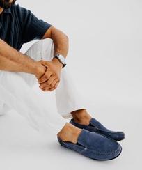 Mocassins en cuir suédé à semelle souple homme - Pierre Cardin