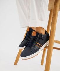 Baskets basses à lacets au look urbain homme
