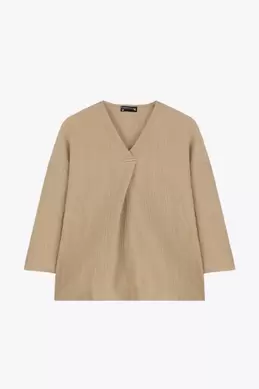 TOP À COL EN V