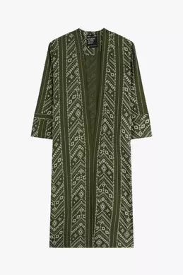 KIMONO À IMPRIMÉ EN RELIEF