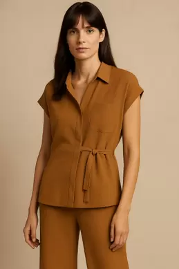 CHEMISE À LACETS