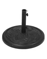 SOCLE ROND DE PARASOL NOIR EN RESINE 14KG VES-4450