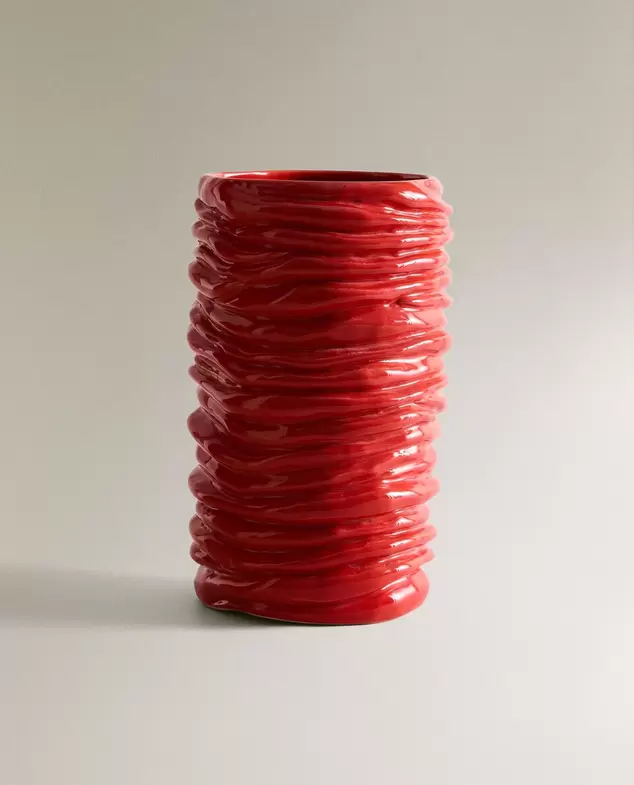 VASE CÉRAMIQUE ONDULÉ X COLLAGERIE