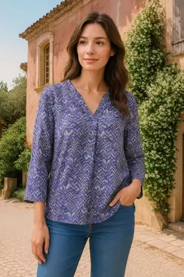 BLOUSE IMPRIMÉE