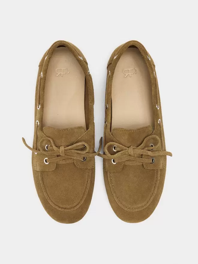 Mocassins en cuir avec lacets