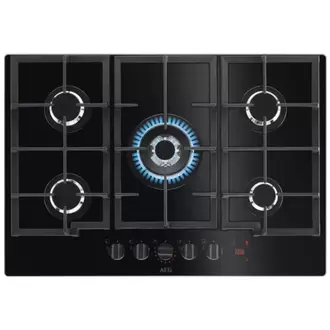 TABLE DE CUISSON GOG 75cm 3 en fonte 3 Couronne  FLAME LIGHT AEG
