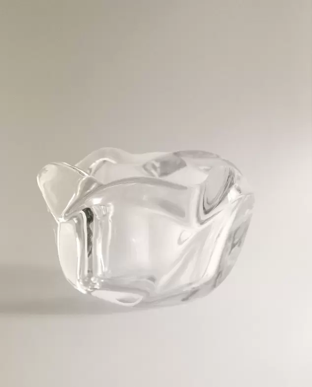 PORTE-BOUGIE VERRE ÉPAIS