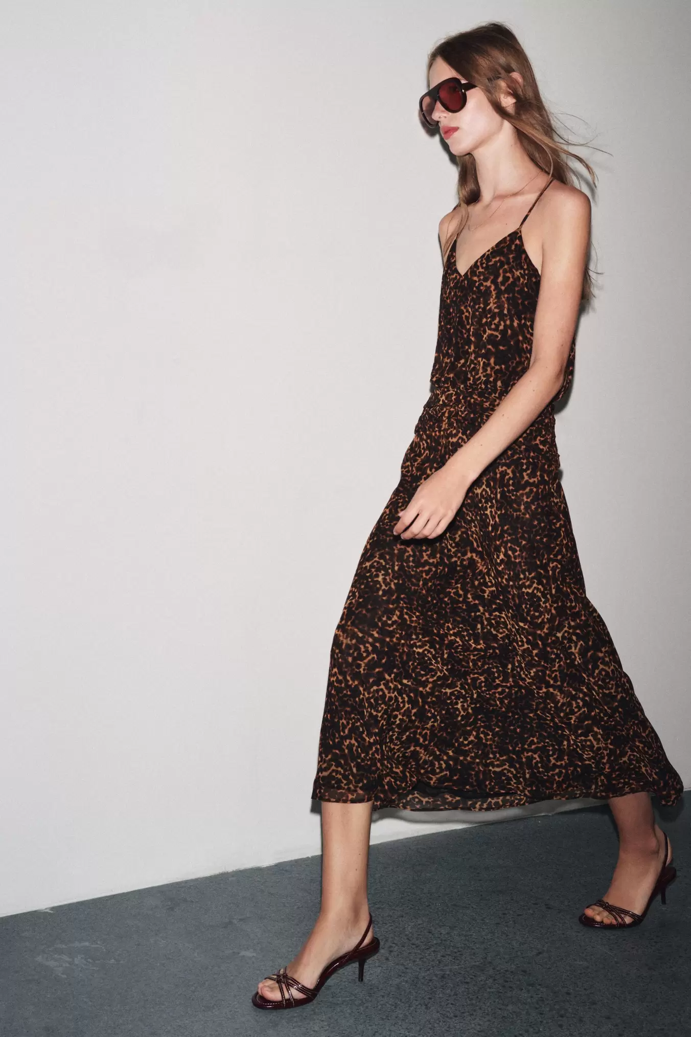 ROBE MI-LONGUE IMPRIMÉE ANIMAL