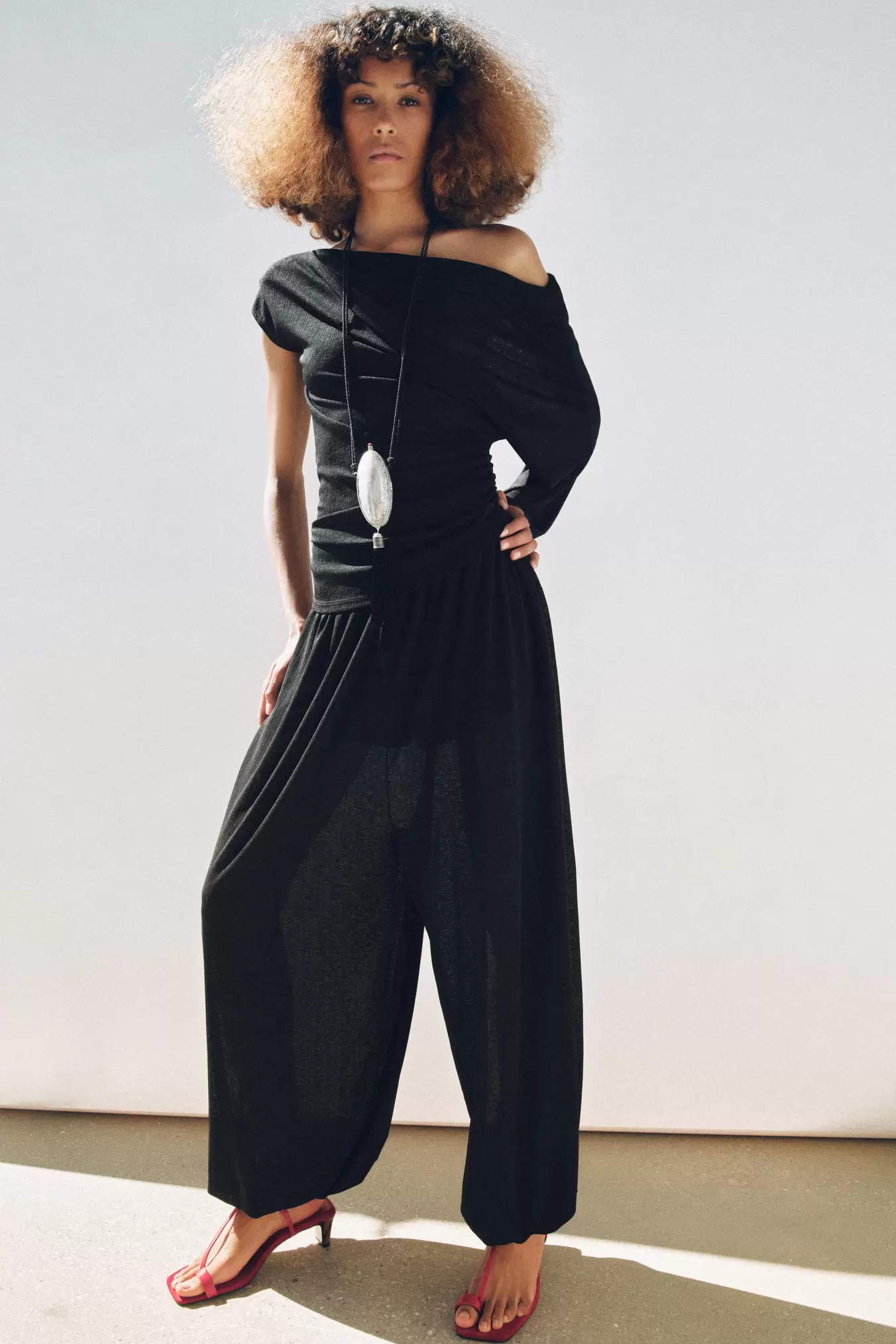 FLOWING BALLOON TROUSERS