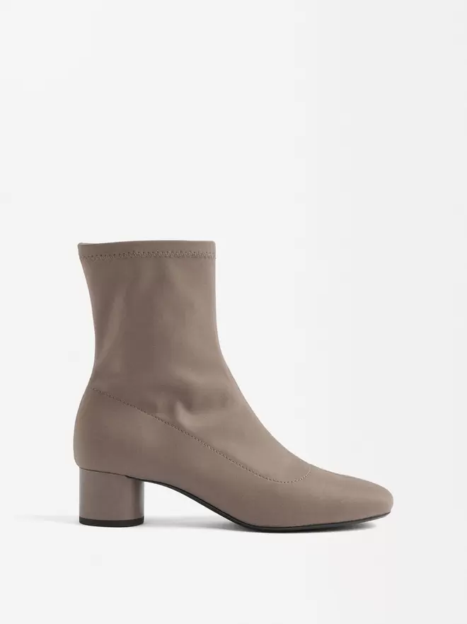 Bottines en tissu élastique