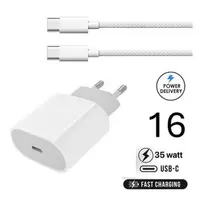 Adaptateur Secteur USB-C 35W – Charge Rapide pour Smartphone, Écouteurs, Tablette et Montre Connectée