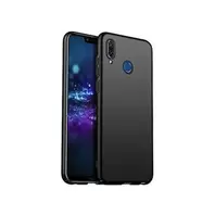 Pack - Incassable pour Samsung A20S + Coque Silicone Noir pour Samsung A20S