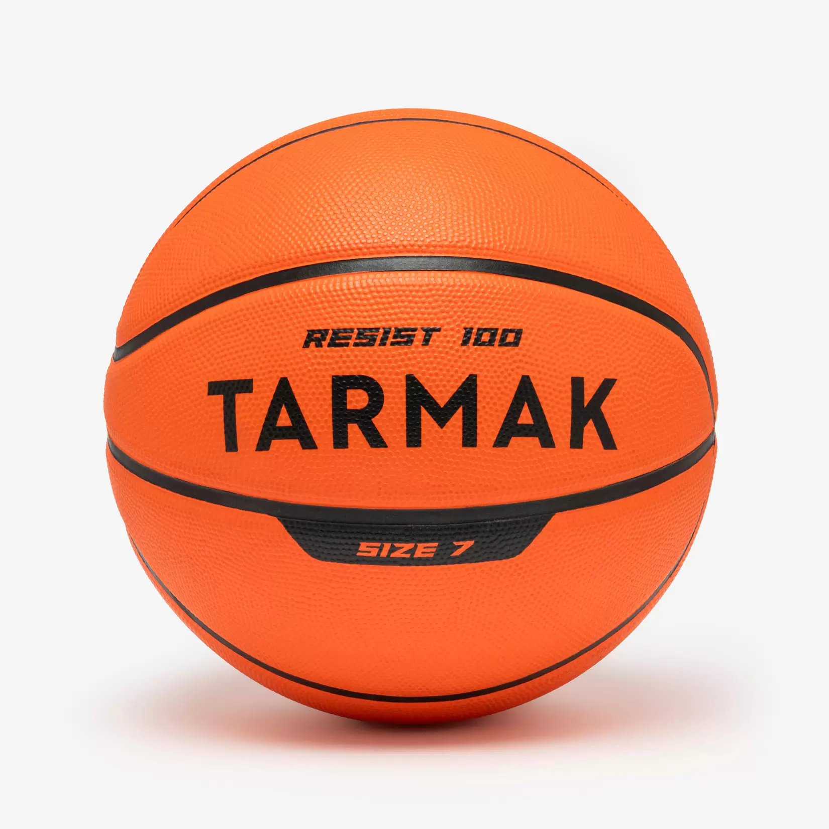 Ballon de basket adulte R100 taille 7 orange pour enfant et adulte.