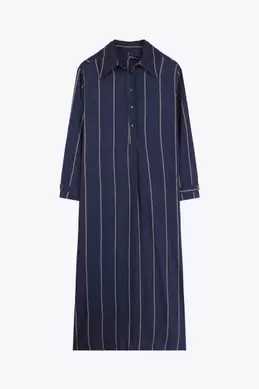 ROBE LONGUE À RAYURES