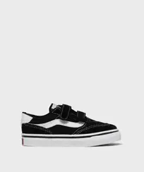 Baskets basses en cuir suédé et textile Brooklyn bébé fille - Vans